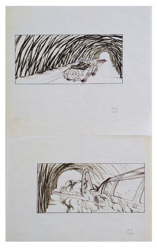 Lot #661 - INDIANA JONES AND THE LAST CRUSADE (1989) - Hand-drawn Storyboards