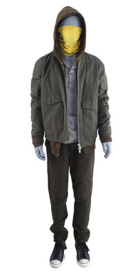 Lot #767 - MARVEL'S IRON FIST (T.V. SERIES, 2017 - 2018) - Danny Rand's Armoured Car Fight Costume