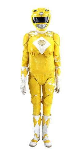 Lot #777 - MIGHTY MORPHIN POWER RANGERS: THE MOVIE (1995) - Yellow Ranger Promotional Costume