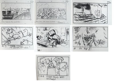 Lot #796 - MUPPET CHRISTMAS CAROL, THE (1992) - Storyboard Booklet