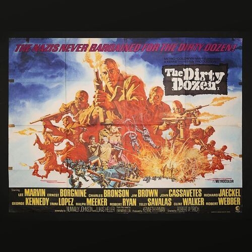 THE DIRTY DOZEN (1967) - UK Quad Poster (1967)