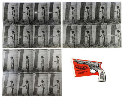 Lot #1087 - WESTWORLD (1973) - Yul Brynner Photo Set with Promotional Pop Gun