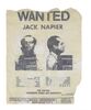 Lot #36 - BATMAN (1989) - Jack Nicholson-autographed Joker Photo and Jack Napier "Wanted" Poster - 4