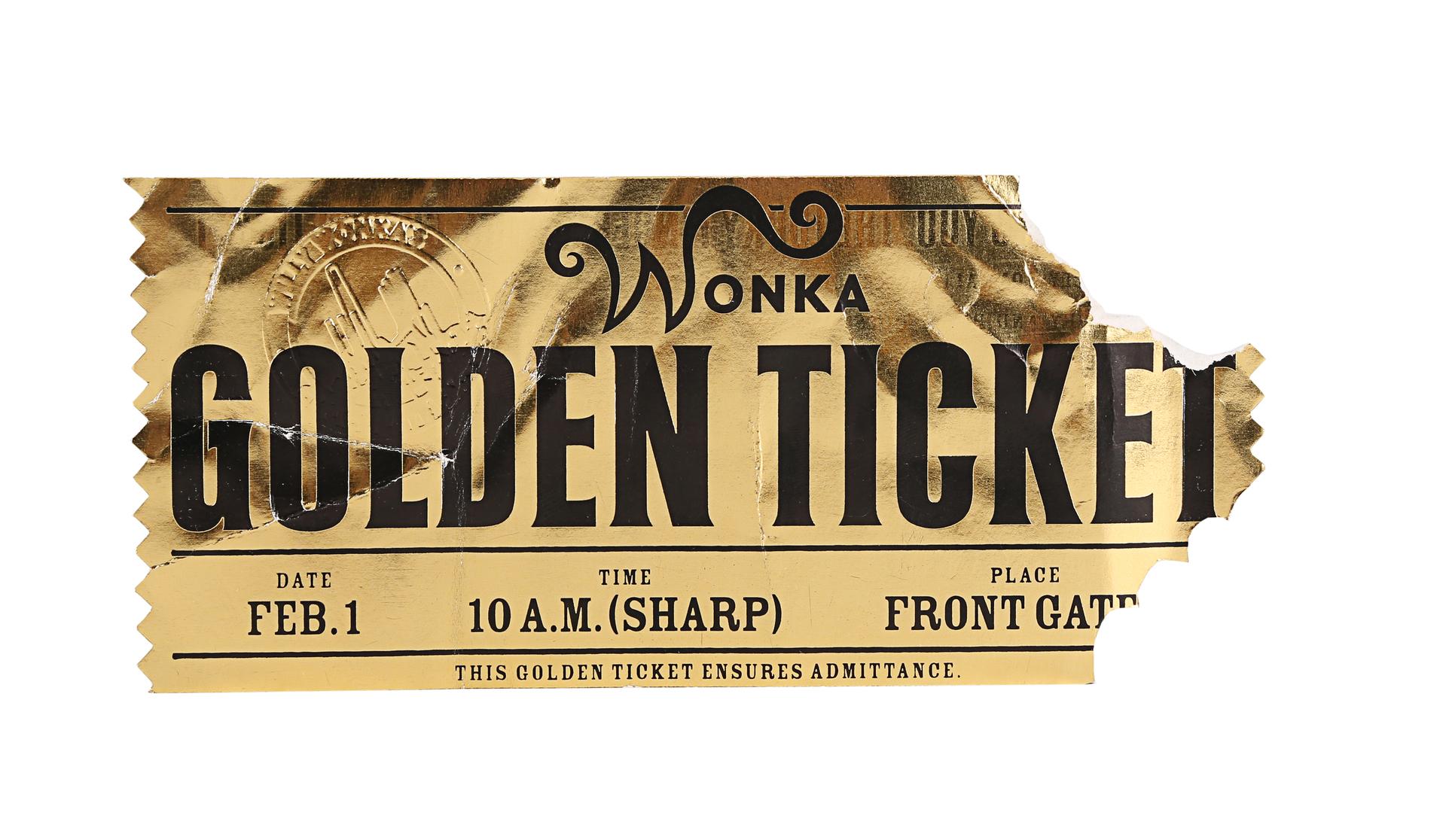 Шоколад Wonka Golden ticket