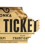 Lot #65 - CHARLIE AND THE CHOCOLATE FACTORY (2005) - Augustus Gloop's (Philip Wiegratz) Partially-eaten Golden Ticket - 2