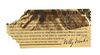 Lot #65 - CHARLIE AND THE CHOCOLATE FACTORY (2005) - Augustus Gloop's (Philip Wiegratz) Partially-eaten Golden Ticket - 6