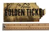 Lot #65 - CHARLIE AND THE CHOCOLATE FACTORY (2005) - Augustus Gloop's (Philip Wiegratz) Partially-eaten Golden Ticket - 8