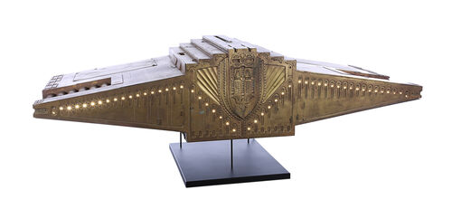 Lot #90 - DUNE (1984) - Light-up Emperor's Flagship Model Miniature