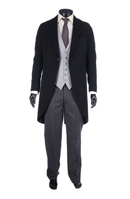 Lot #116 - FOUR WEDDINGS AND A FUNERAL (1994) - Charles' (Hugh Grant) Wedding Suit