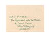 Lot #159 - HARRY POTTER AND THE PHILOSOPHER'S STONE (2001) - Harry Potter (Daniel Radcliffe) Hogwarts Acceptance Letter - 2