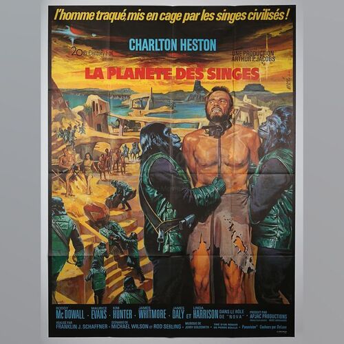 PLANET OF THE APES (1968) - French Grande Affiche (1968)