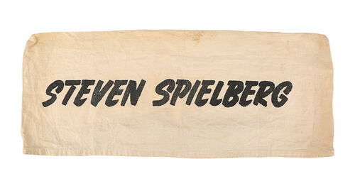 Lot #187 - INDIANA JONES AND THE TEMPLE OF DOOM (1984) - Steven Spielberg's Director's Chairback
