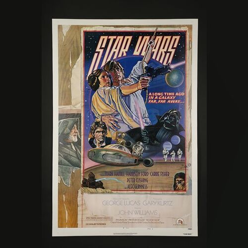 STAR WARS: A NEW HOPE (1977) - US 1-Sheet Style-D Poster (1977)