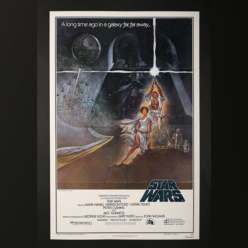STAR WARS: A NEW HOPE (1977) - US 1-Sheet Style-A Poster (1977)