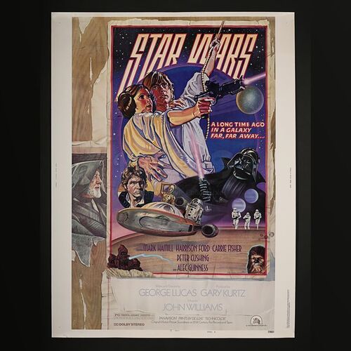 STAR WARS: A NEW HOPE (1977) - US 30x40 "Style-D" Poster (1977)