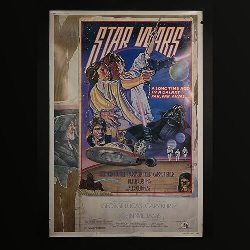 STAR WARS: A NEW HOPE (1977) - US 40x60 "Style-D" Poster (1977)