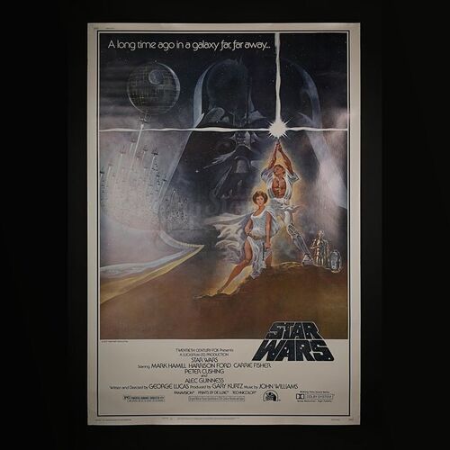 STAR WARS: A NEW HOPE (1977) - US 40x60 "Style-A" Poster (1977)
