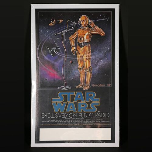STAR WARS: A NEW HOPE (1977) - US National Public Radio Poster (1981)