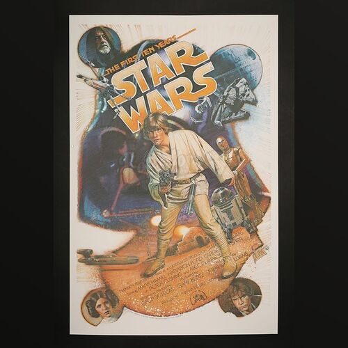 STAR WARS: ANNIVERSARY (1978-87) - US 1-Sheet "Struzan" Poster (1987)