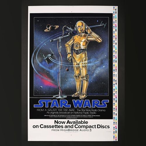 STAR WARS: A NEW HOPE (1977) - US National Public Radio Printers Proof Poster (1993)