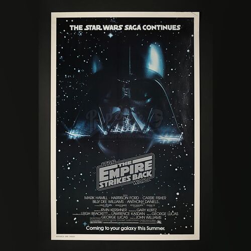 STAR WARS: THE EMPIRE STRIKES BACK (1980) - US 1-Sheet Teaser "Studio Style" Poster (1980)