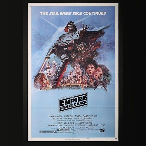 STAR WARS: THE EMPIRE STRIKES BACK (1980) - US 1-Sheet "Style-B" Poster (1980)