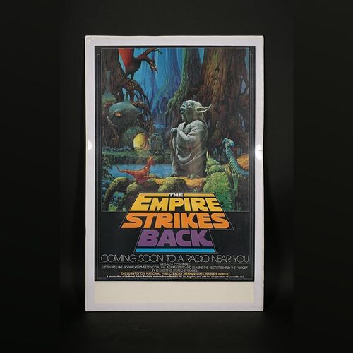 STAR WARS: THE EMPIRE STRIKES BACK (1980) - US National Public Radio Poster (1982)