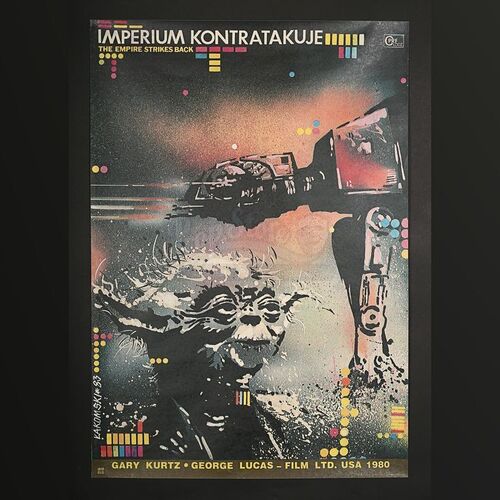 STAR WARS: THE EMPIRE STRIKES BACK (1980) - Polish 1-Sheet Poster (1983)