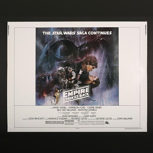 STAR WARS: THE EMPIRE STRIKES BACK (1980) - US 1/2-Sheet "Gone With The Wind" Poster (1980)