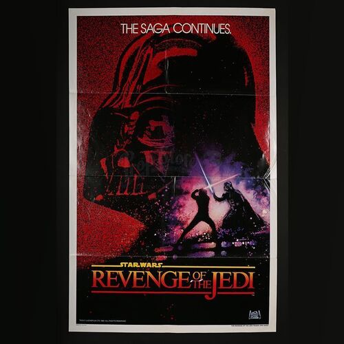 STAR WARS: RETURN OF THE JEDI (1983) - US 1-Sheet "Revenge Of The Jedi" Advance Poster (1982)