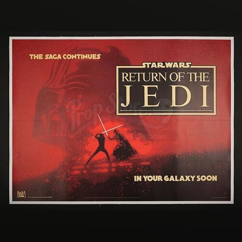STAR WARS: RETURN OF THE JEDI (1983) - UK Quad Advance Poster (1982)