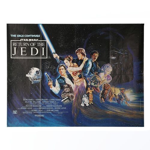 STAR WARS: RETURN OF THE JEDI (1983) - UK Quad Poster (1983)