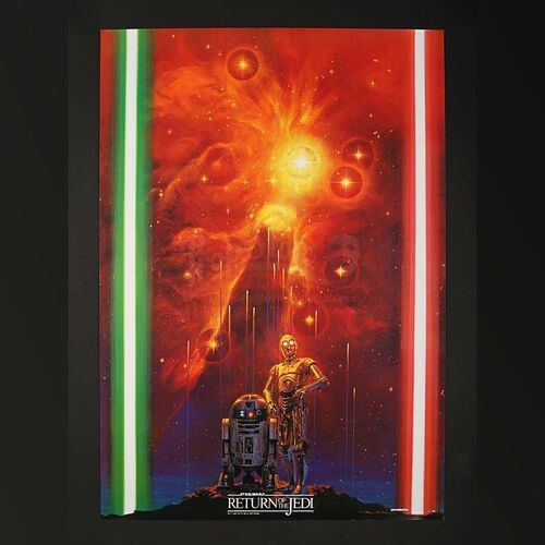 STAR WARS: RETURN OF THE JEDI (1983) - Japanese B2 "Starfall" Poster (1983)