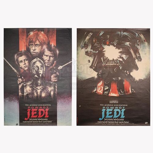 STAR WARS: RETURN OF THE JEDI (1983) - Two Polish Posters (1984)