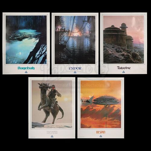 STAR WARS: STAR TOURS - Five US Posters (1986)