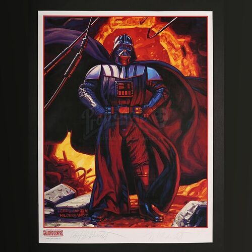 STAR WARS: SHADOWS OF THE EMPIRE (1996) - Hildebrandt Autographed Poster (1997)