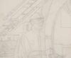 Lot #327 - STAR WARS: A NEW HOPE (1977) - Hand-drawn Harry Lange Millennium Falcon Laser Cannon Concept Illustration - 6