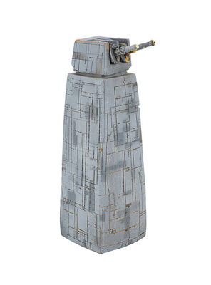 Lot #338 - STAR WARS: RETURN OF THE JEDI (1983) - Death Star Gun Tower Model Miniature