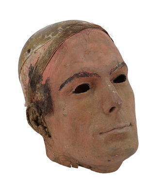 Lot #364 - SUPERMAN (1978) - Stuart Freeborn Collection: Superman (Christopher Reeve) Stunt Dummy Head
