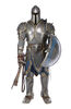 Lot #395 - WARCRAFT (2016) - Alliance Foot Soldier Armour with Sword, Hand Cannon and Shield