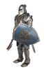 Lot #395 - WARCRAFT (2016) - Alliance Foot Soldier Armour with Sword, Hand Cannon and Shield - 18