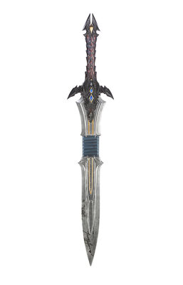 Lot #397 - WARCRAFT (2016) - Travis Fimmel-autographed Anduin Lothar Stunt Sword