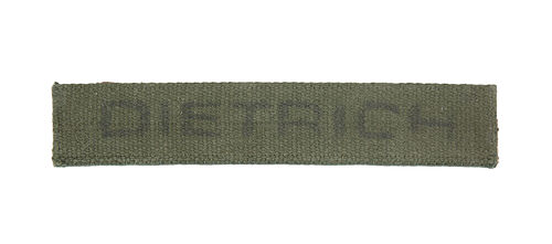 Lot #425 - ALIENS (1986) - Cpl. Dietrich's (Cynthia Dale Scott) Name Patch
