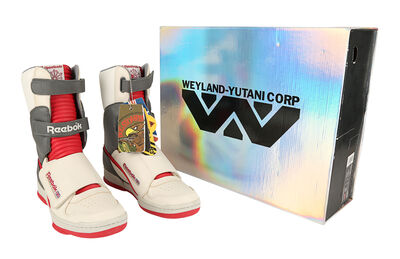 Lot #427 - ALIENS (1986) - Limited Edition Replica Ripley (Sigourney Weaver) Reebok&reg; High-top Stompers