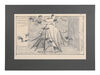 Lot #448 - BATMAN (1989) - Hand-drawn Michael White "Batman Surrounded By Bats" Concept Illustration
