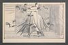 Lot #448 - BATMAN (1989) - Hand-drawn Michael White "Batman Surrounded By Bats" Concept Illustration - 2