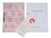 Lot #494 - CHARLIE AND THE CHOCOLATE FACTORY (2005) - Pair of Sir Christopher Lee's Personal Scripts and Compliment Slip From Tim Burton