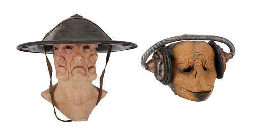 Lot #538 - DOCTOR WHO: THE MAGICIAN'S APPRENTICE (T.V. SERIES, 2015) - Two Creature Heads