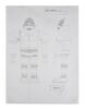 Lot #544 - DOCTOR WHO: ROBOT (T.V. SERIES, 1975) - Pair of Hand-drawn James Acheson Robot Designs - 6
