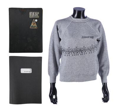 Lot #552 - THE ELEPHANT MAN (1980) - Script, Production Paperwork and Crew Sweatshirt